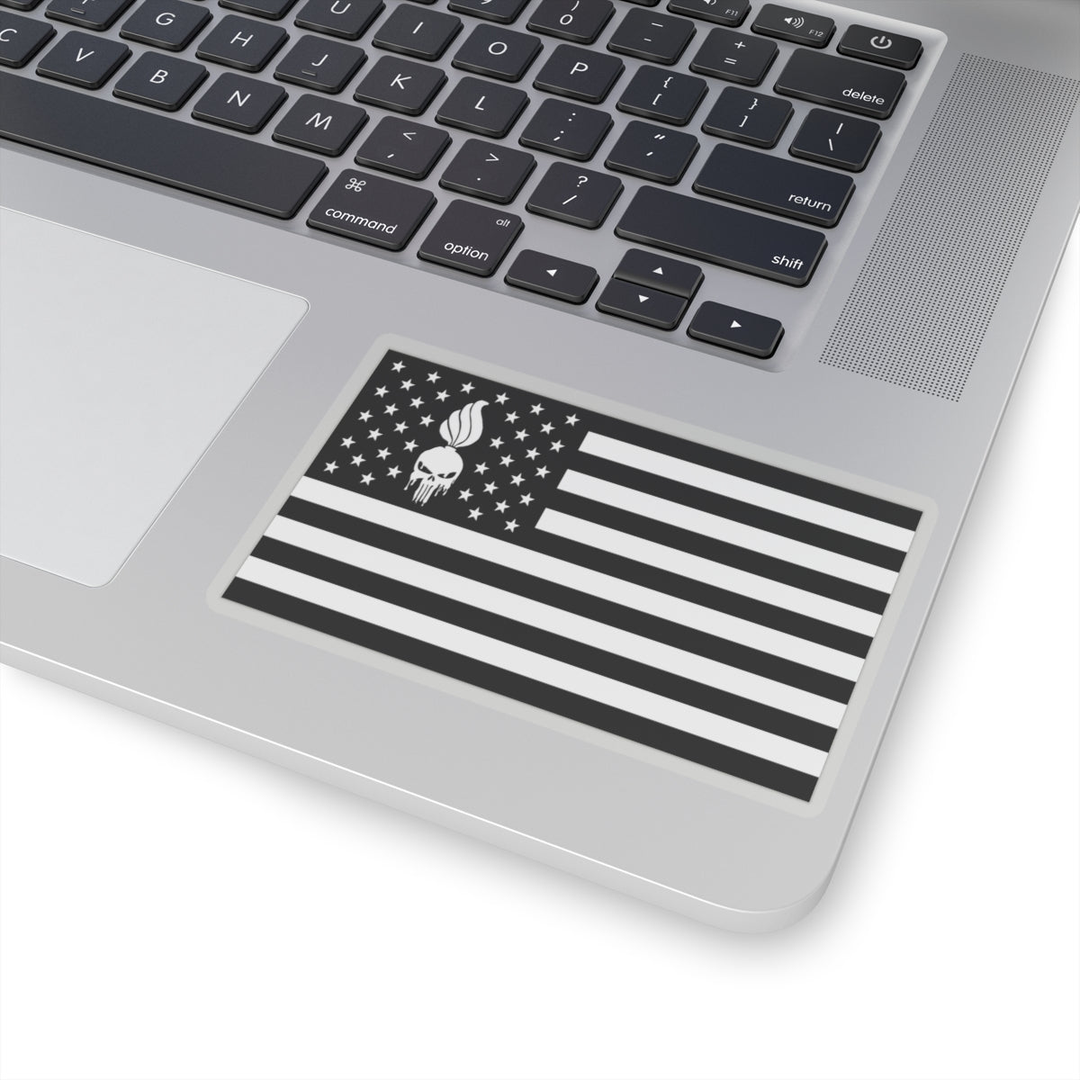 Punisher Pisspot Stars and Stripes Subdued Kiss-Cut Vinyl Indoor Sticker