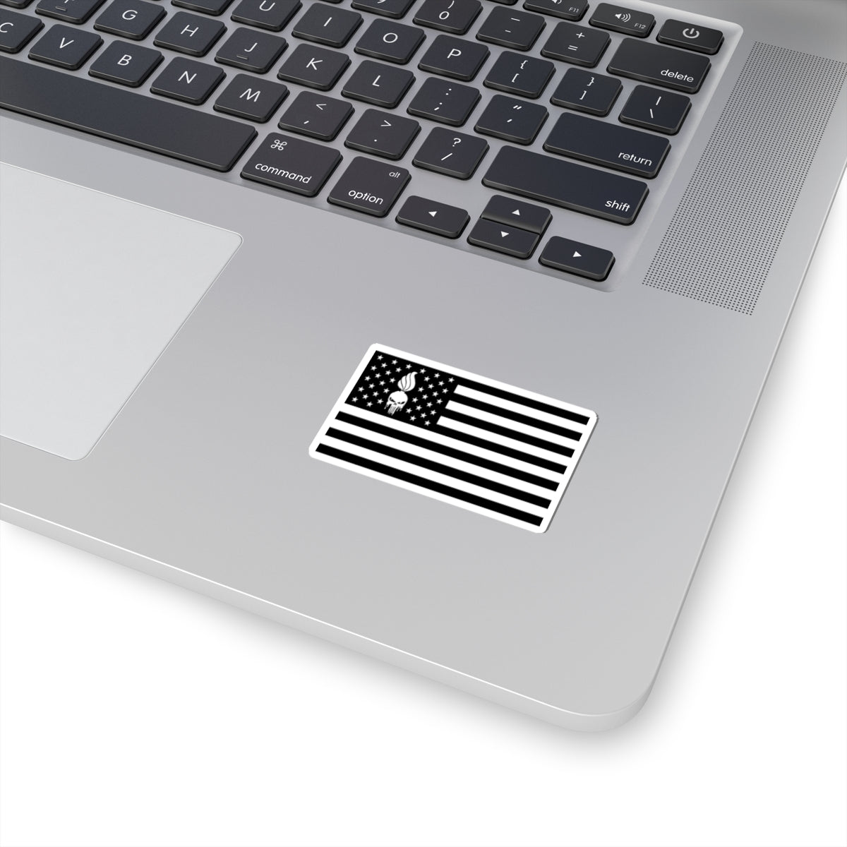 Punisher Pisspot Stars and Stripes Subdued Kiss-Cut Vinyl Indoor Sticker