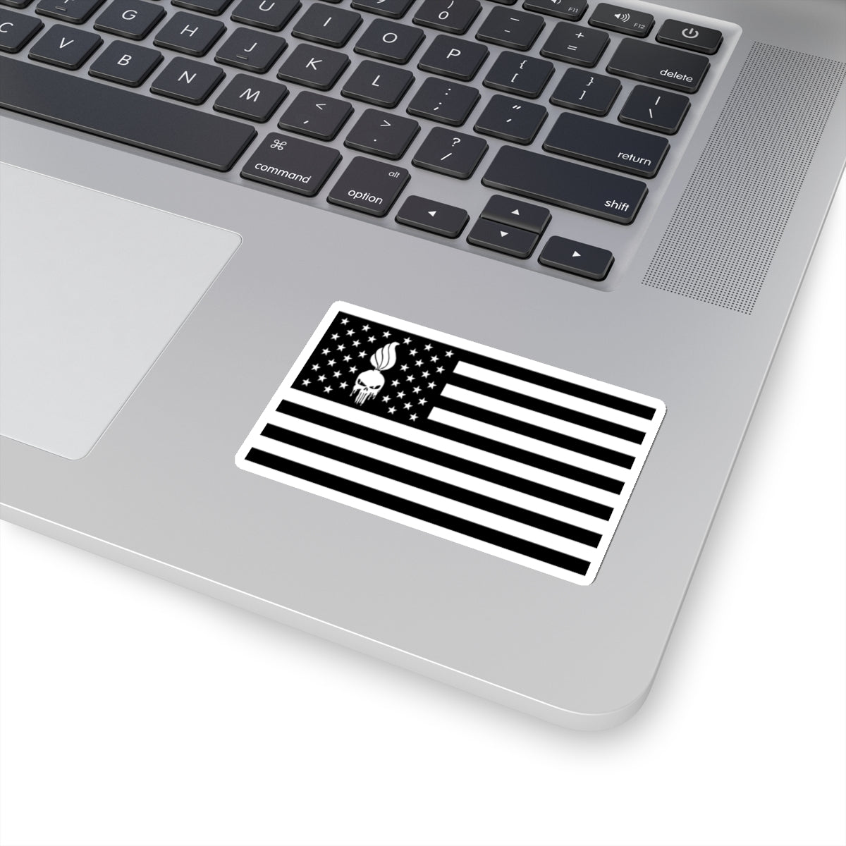 Punisher Pisspot Stars and Stripes Subdued Kiss-Cut Vinyl Indoor Sticker