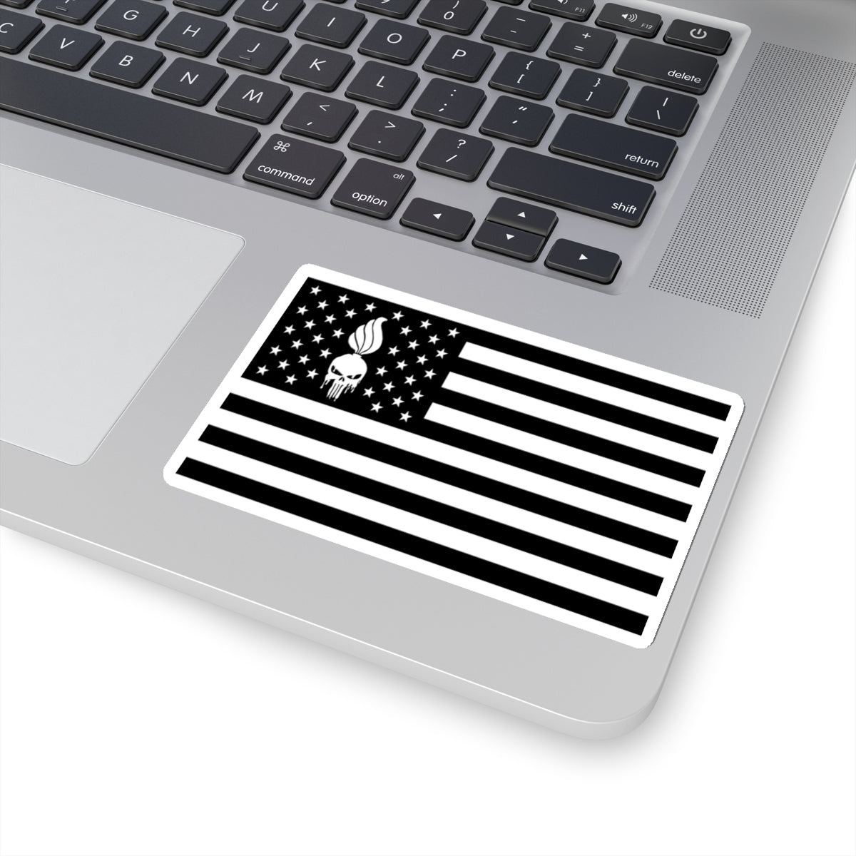 Punisher Pisspot Stars and Stripes Subdued Kiss-Cut Vinyl Indoor Sticker